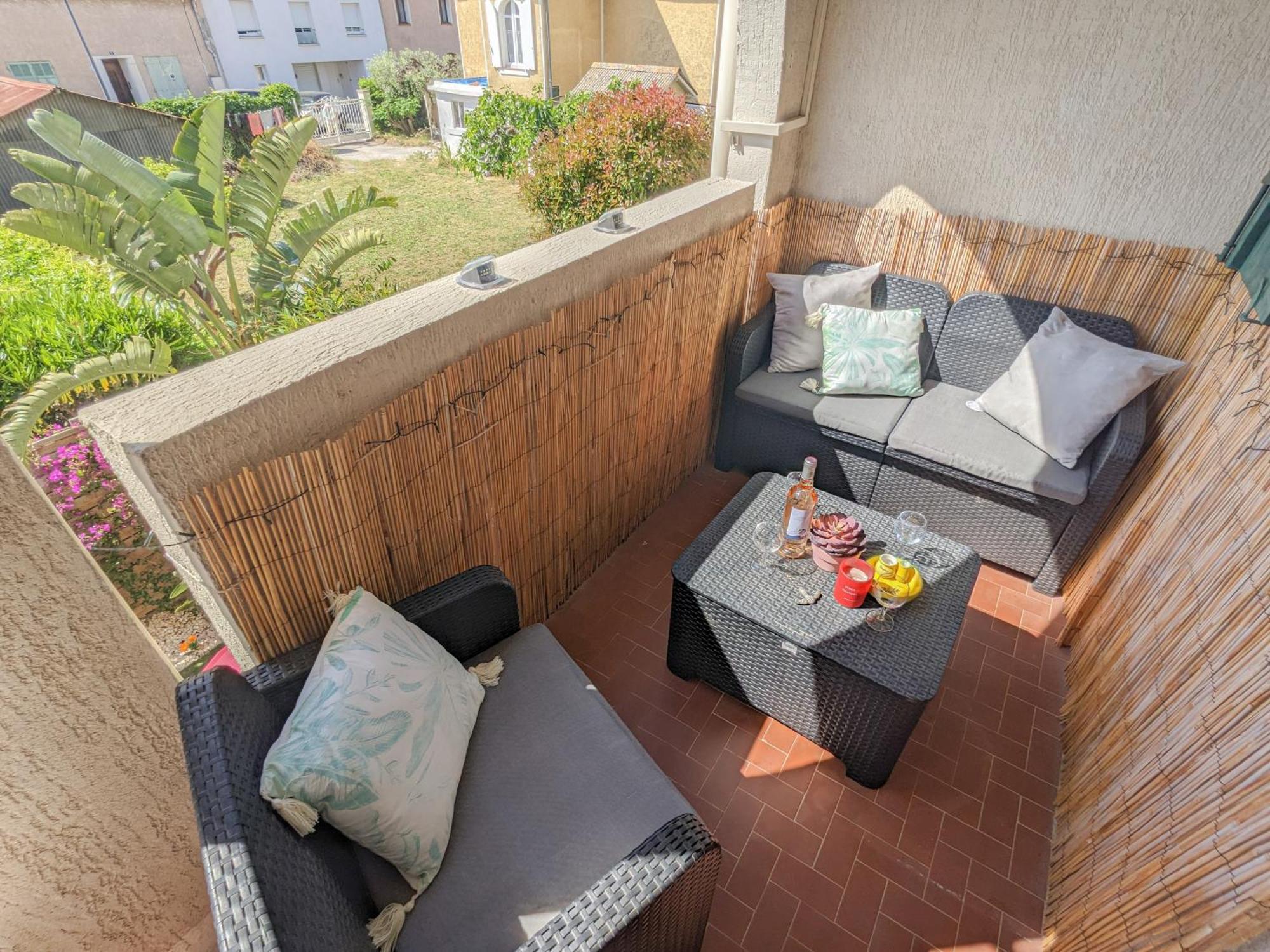 Netflix - Lit Queen Size - Terrasse Plein Sud - Climatisation - 2'Centre-Ville - 6'Mer - Parking Prive - 56M2 - L'Olivine - Offre Speciale La Londe-les-Maures Exteriér fotografie