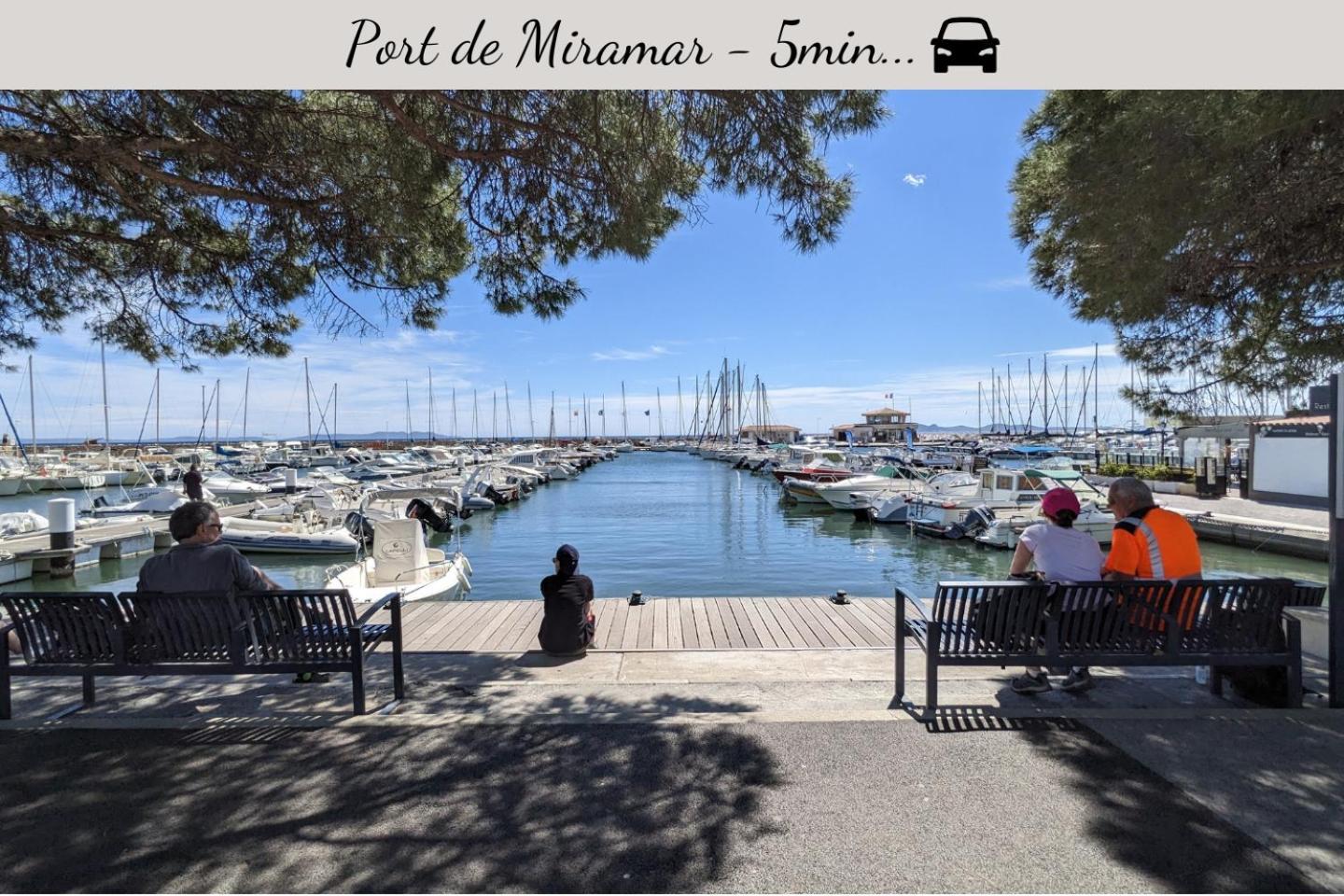 Netflix - Lit Queen Size - Terrasse Plein Sud - Climatisation - 2'Centre-Ville - 6'Mer - Parking Prive - 56M2 - L'Olivine - Offre Speciale La Londe-les-Maures Exteriér fotografie