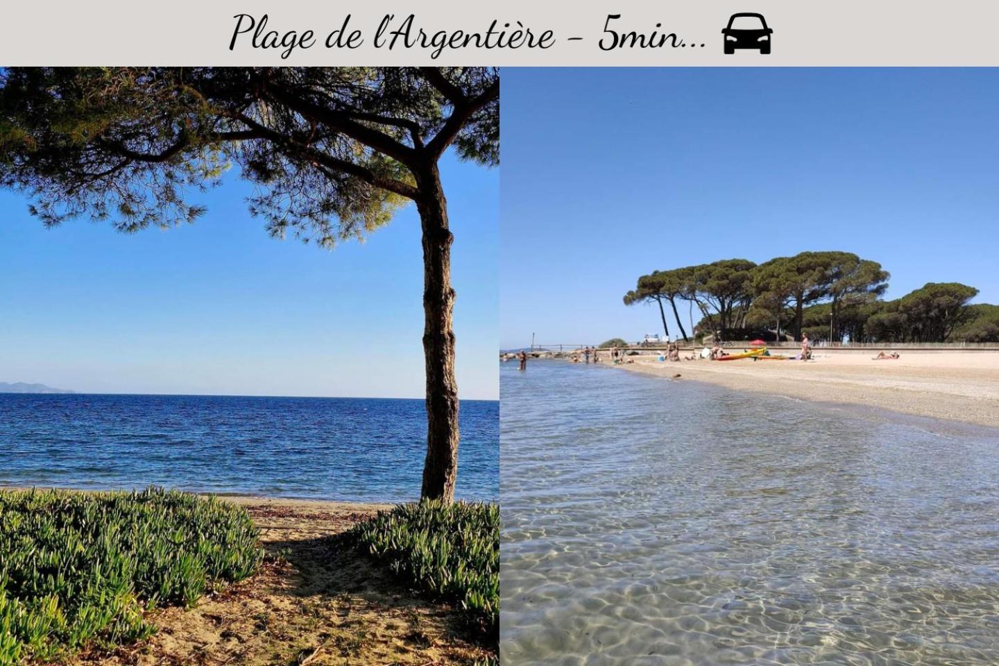 Netflix - Lit Queen Size - Terrasse Plein Sud - Climatisation - 2'Centre-Ville - 6'Mer - Parking Prive - 56M2 - L'Olivine - Offre Speciale La Londe-les-Maures Exteriér fotografie
